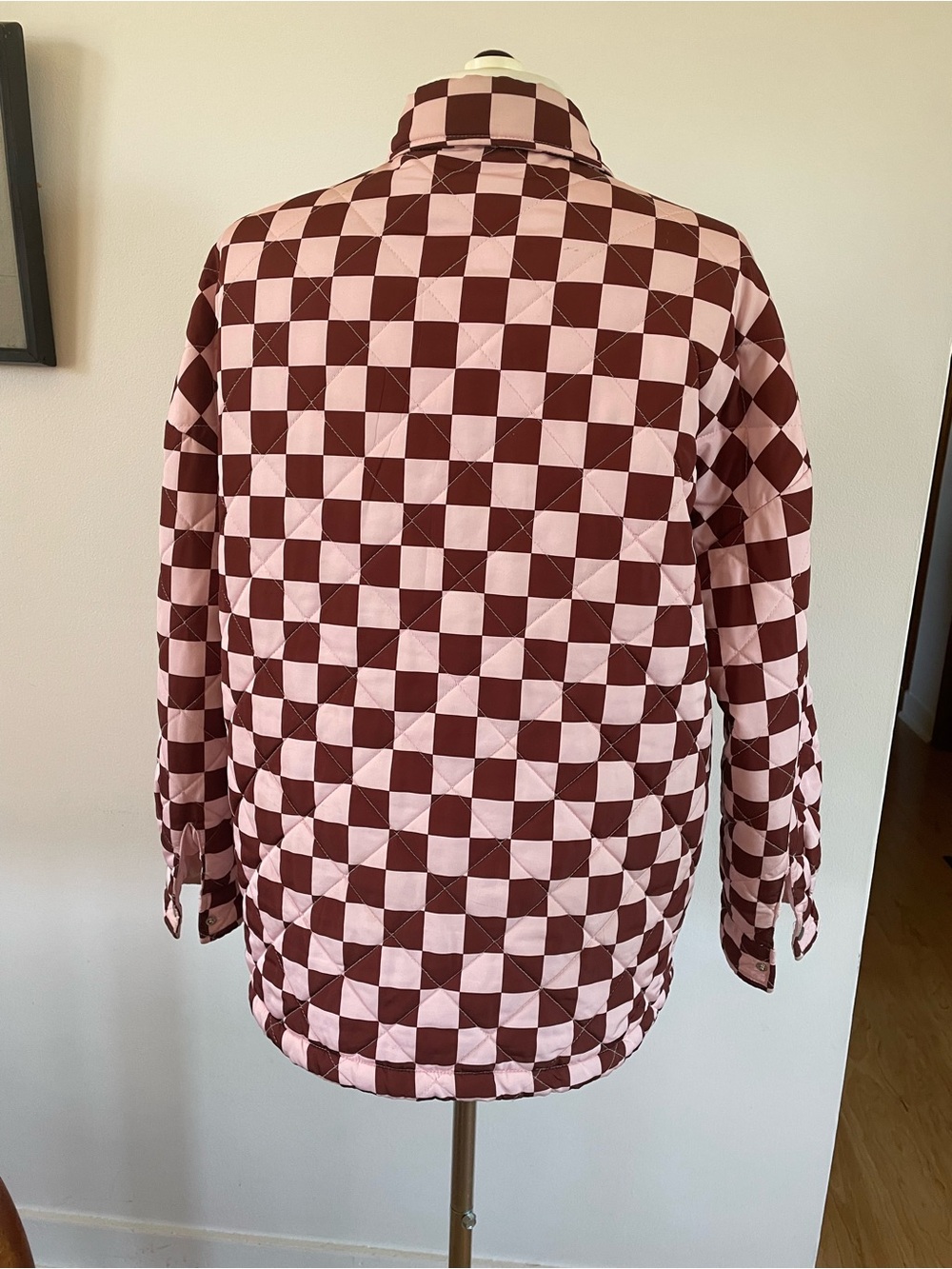 Reserved Ecoware checkered quilted jacket - Picture 4 of 8